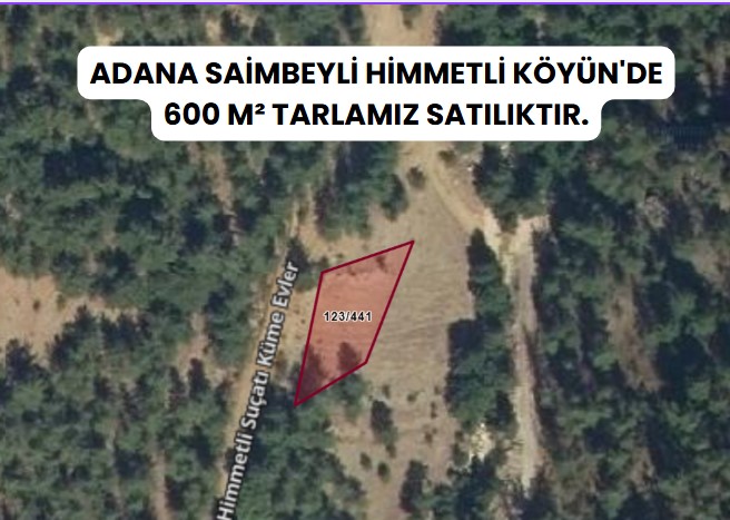 ADANA SAİMBEYLİ HİMMETLİ  KÖYÜNDE 600  M² TARLA SATILIKTIR - ADANA SAİMBEYLİ fotoğraf 7